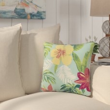 Bayou Breeze Kitts Tropical Outdoor Throw Pillow DENS1563